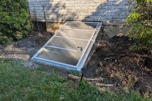 Our very own Cleargress Basement Entrance Doors